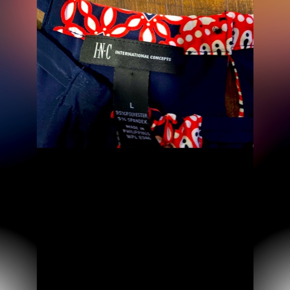 INC International Concepts Large  Halter Keyhole Fun Top-  NWOT - Picture 3 of 6